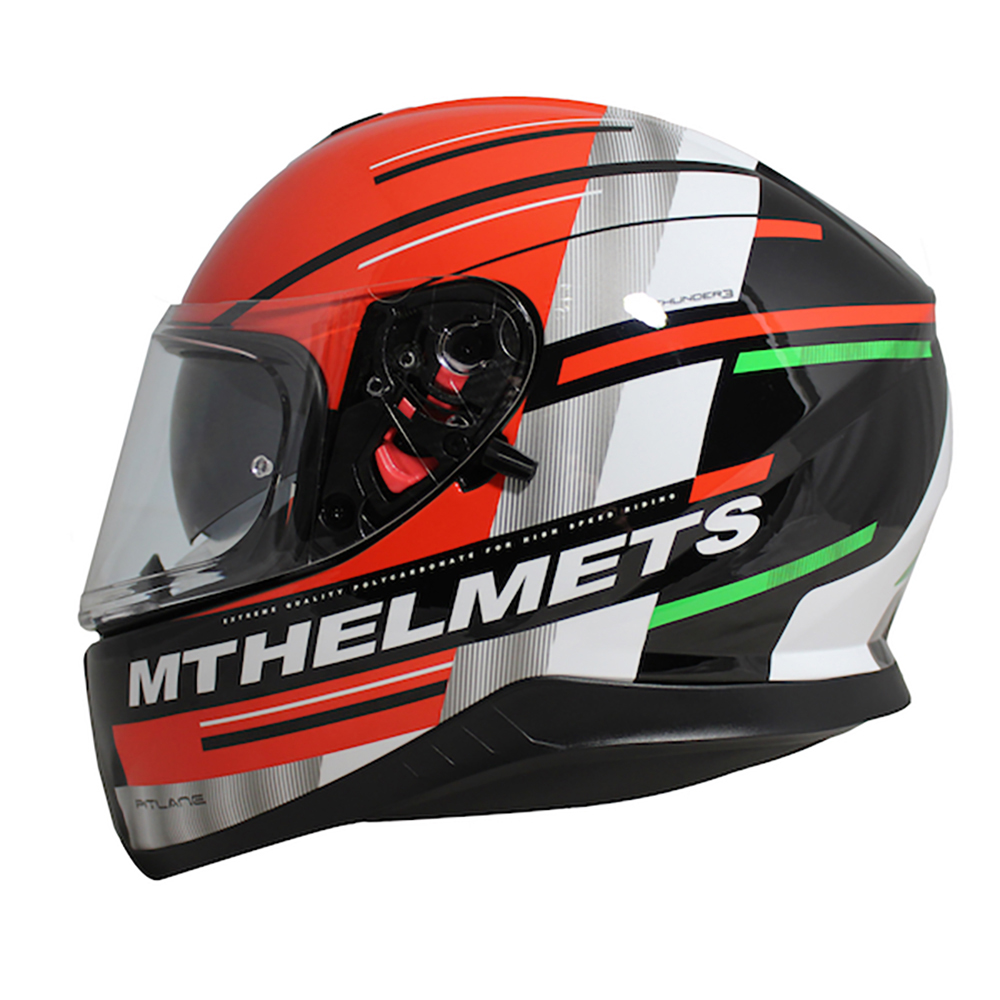 MT Helmets MT Thunder Pitlane Green/White/Red